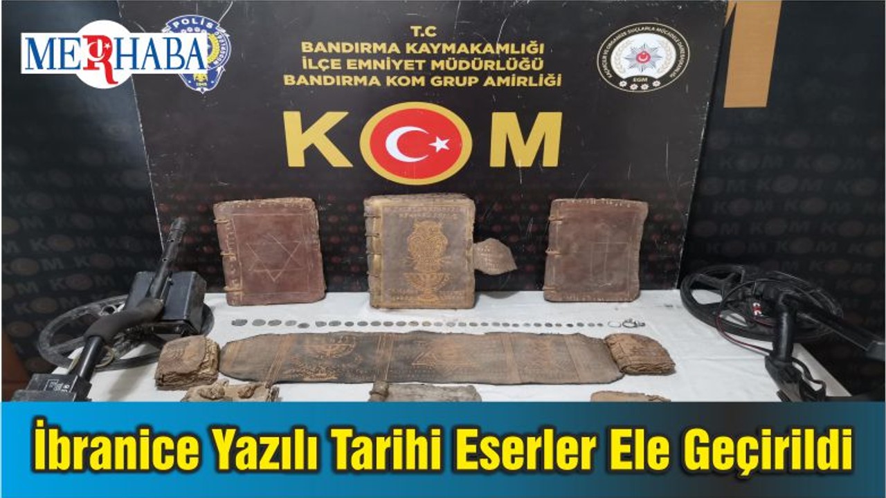 İbranice Yazılı Tarihi Eserler Ele Geçirildi