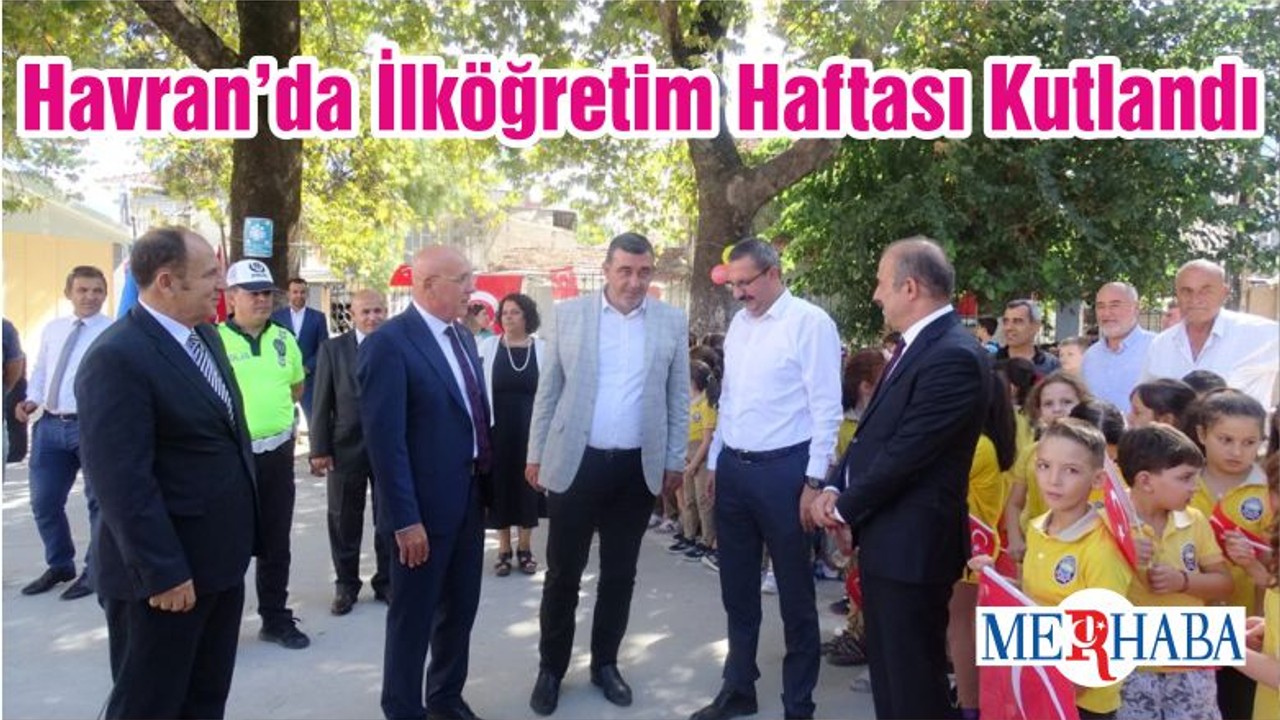 Havran’da İlköğretim Haftası Kutlandı