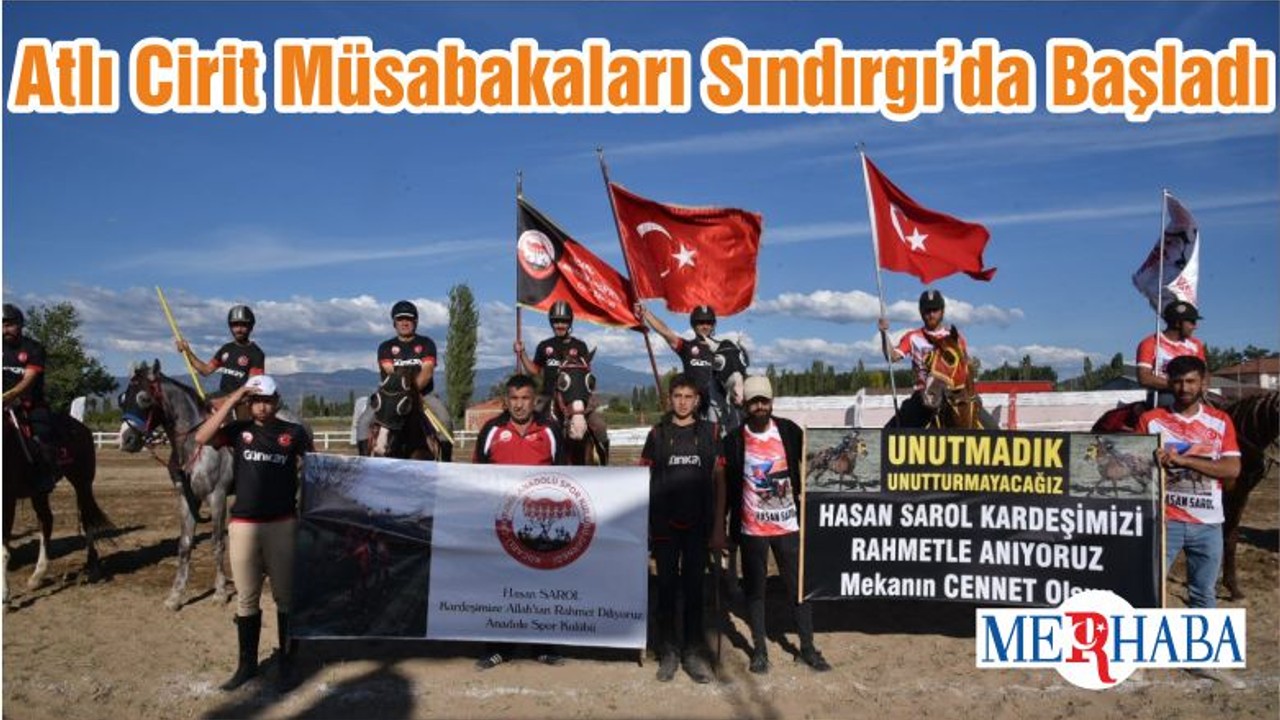 Atlı Cirit Müsabakaları Sındırgı’da Başladı