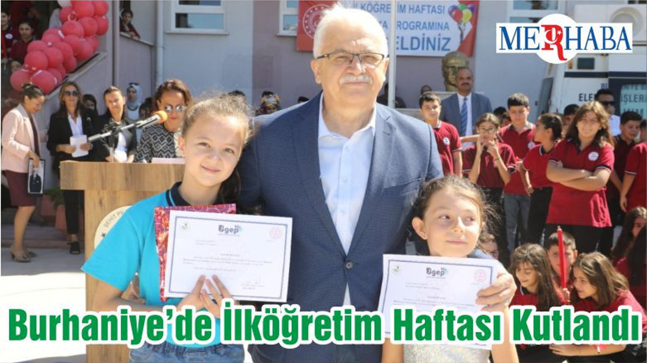Burhaniye’de İlköğretim Haftası Kutlandı