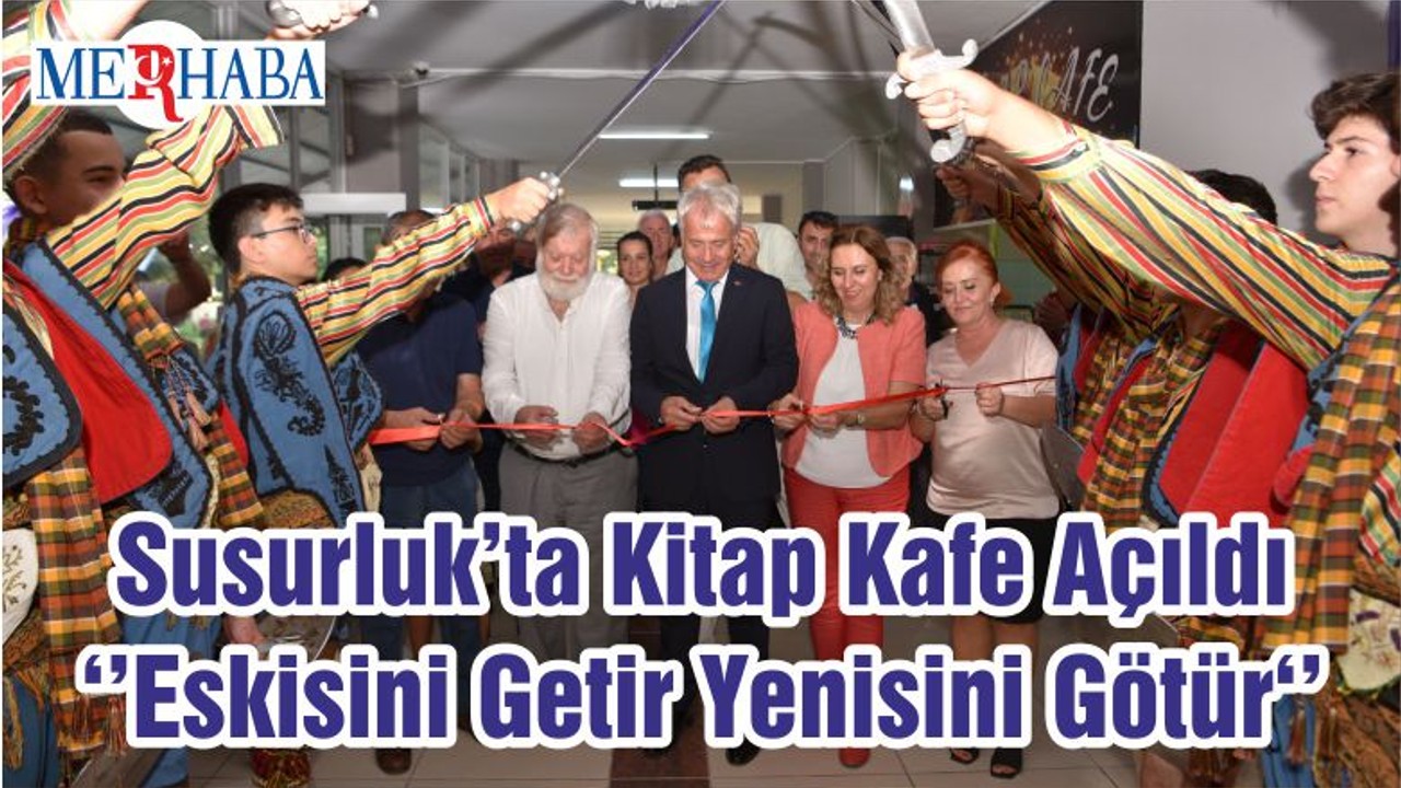 Susurluk’ta Kitap Kafe Açıldı ‘’Eskisini Getir Yenisini Götür ‘’