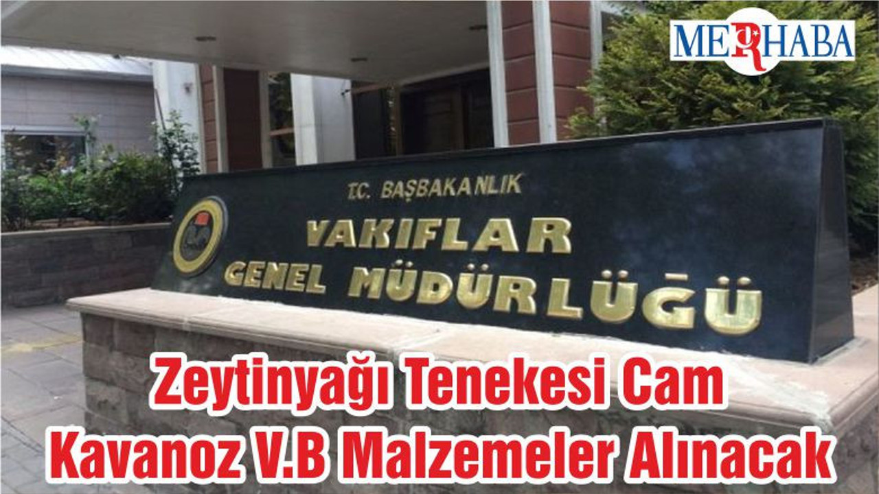 Zeytinyağı Tenekesi Cam Kavanoz V.B Malzemeler Alınacak
