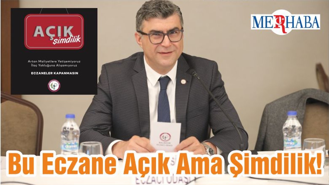 Bu Eczane Açık Ama Şimdilik!