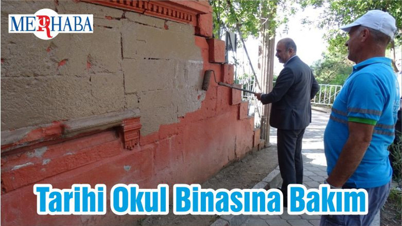 Tarihi Okul Binasına Bakım