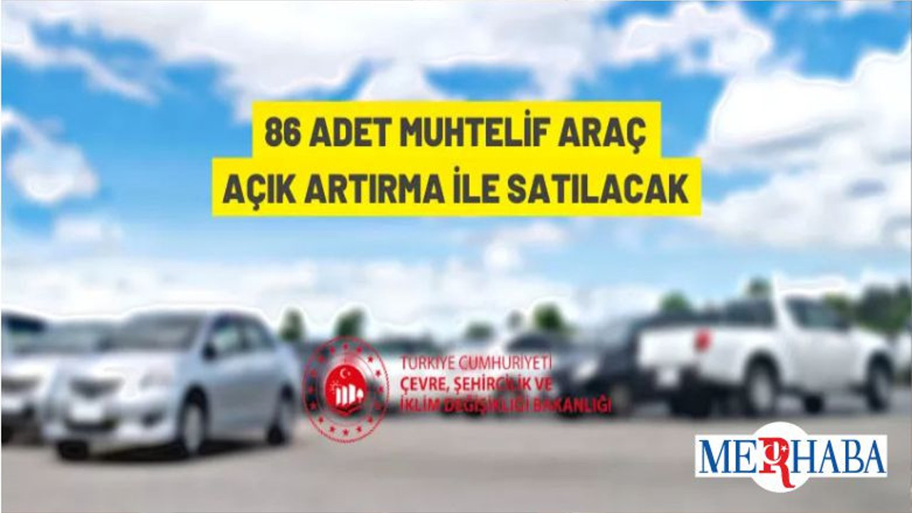 İstanbul Çevre Şehircilik Ve İklim İl Müdürlüğü'nden Araç Satış İhalesi