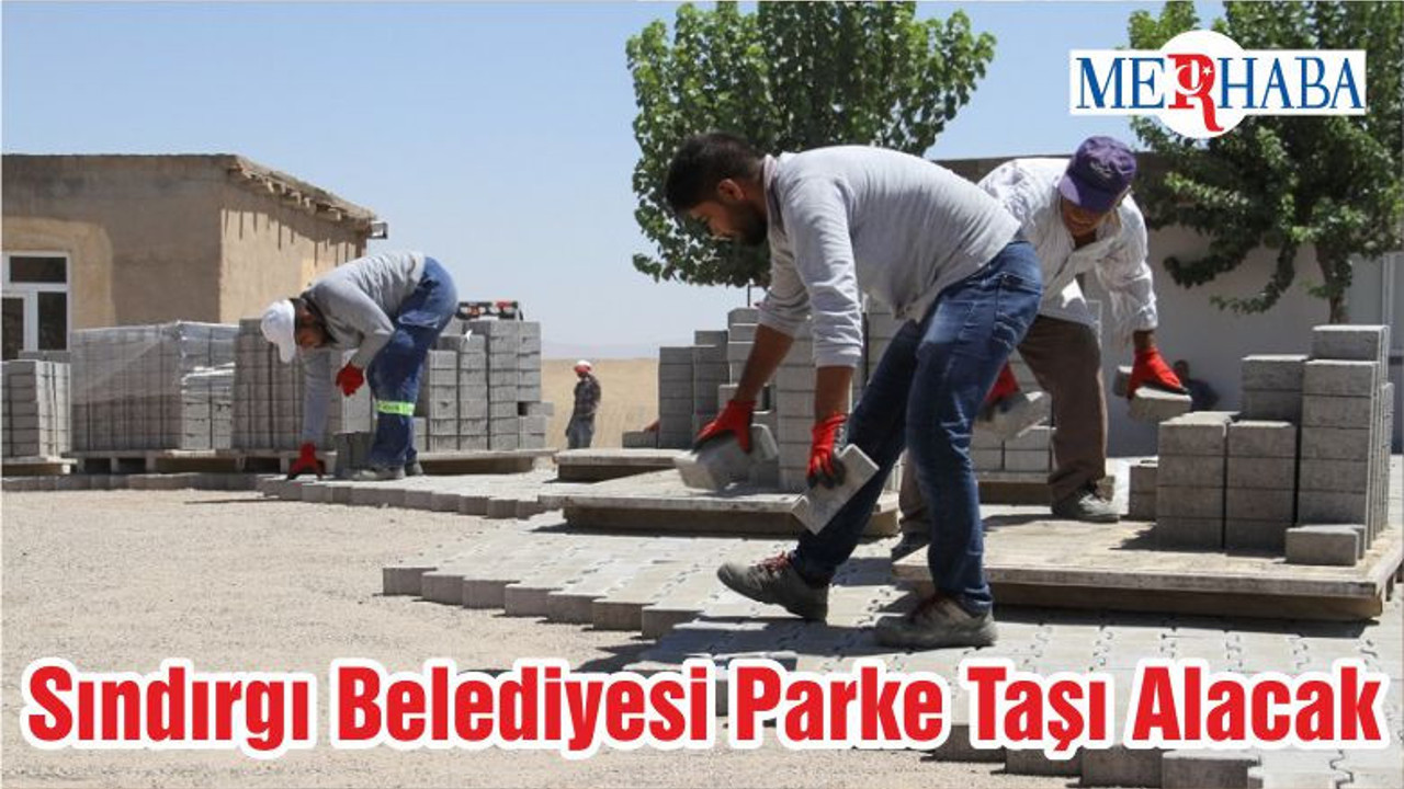 Sındırgı Belediyesi Parke Taşı Alacak