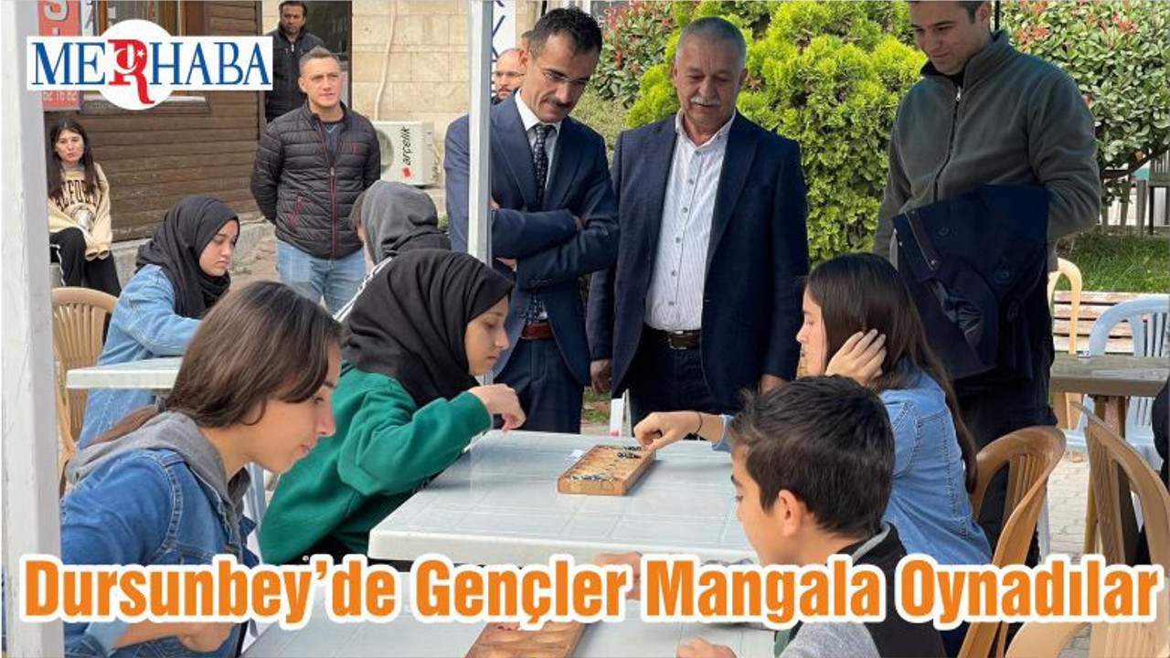 Dursunbey’de Gençler Mangala Oynadılar