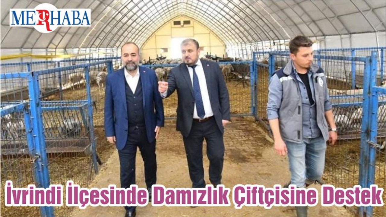 İvrindi İlçesinde Damızlık Çiftçisine Destek