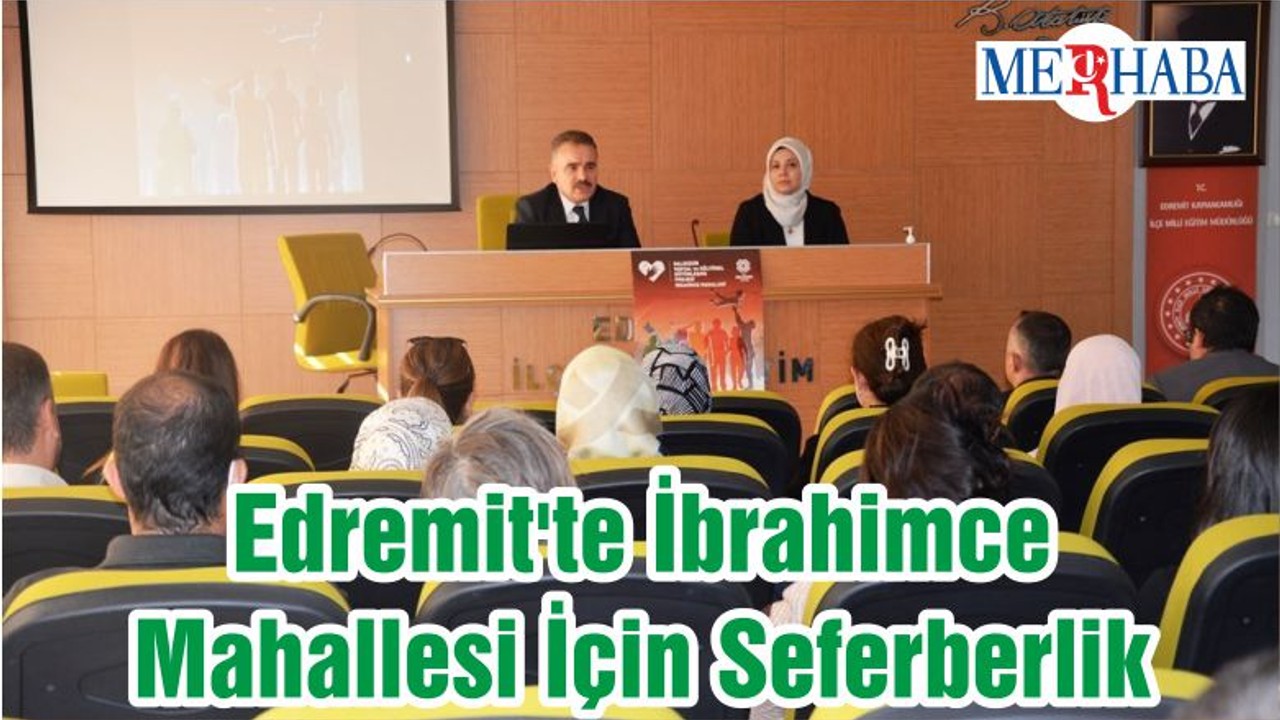 Edremit'te İbrahimce Mahallesi İçin Seferberlik