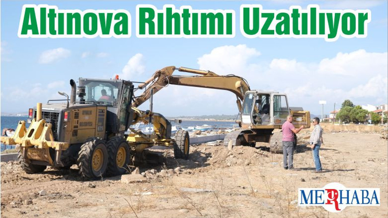 Altınova Rıhtımı Uzatılıyor