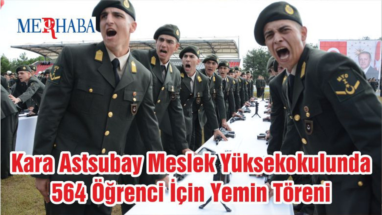 Msü Kara Astsubay Meslek Yüksekokulunda 564 Öğrenci İçin Yemin Töreni