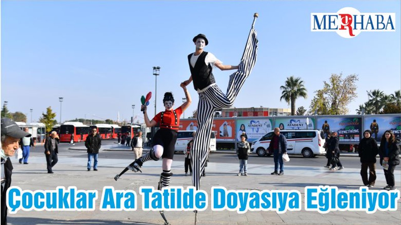 Çocuklar Ara Tatilde Doyasıya Eğleniyor