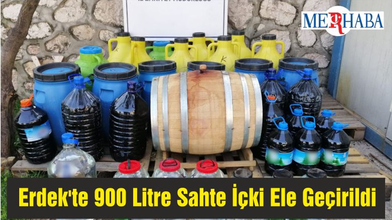 Erdek'te 900 Litre Sahte İçki Ele Geçirildi