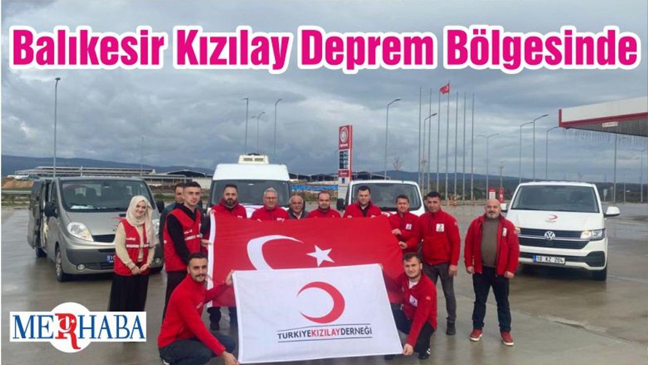 Balıkesir Kızılay Deprem Bölgesinde