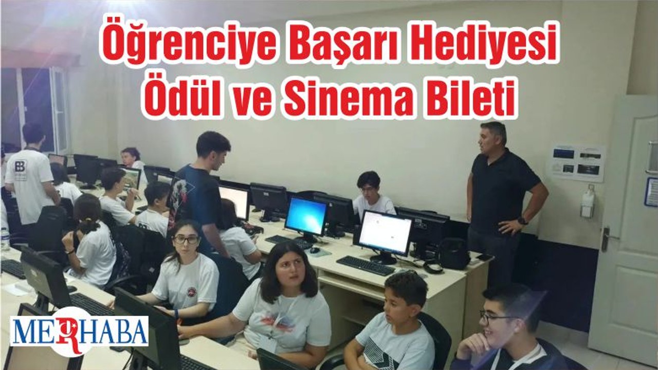 Öğrenciye Başarı Hediyesi Ödül ve Sinema Bileti