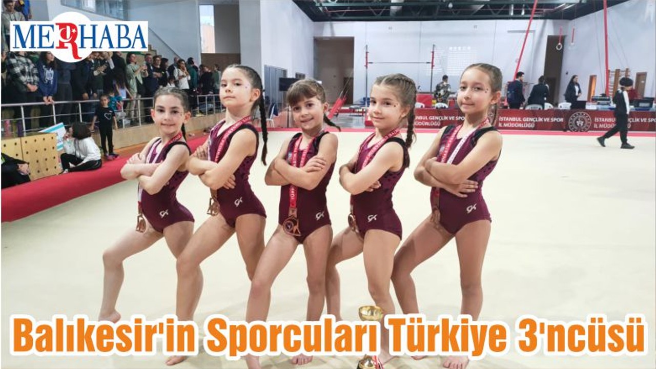 Balıkesir'in Sporcuları Türkiye 3'ncüsü