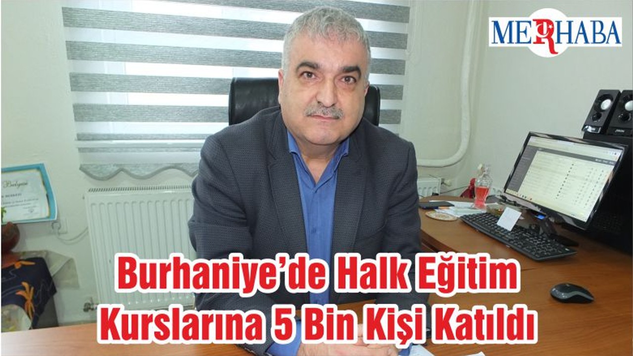 Burhaniye’de Halk Eğitim Kurslarına 5 Bin Kişi Katıldı