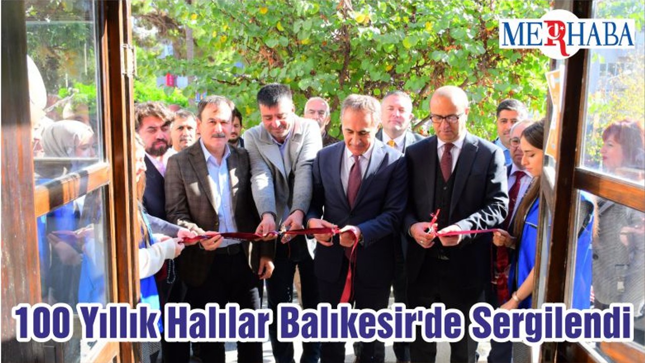 100 Yıllık Halılar Balıkesir'de Sergilendi