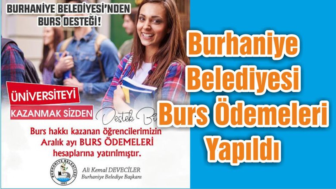 Burhaniye Belediyesi Burs Ödemeleri Yapıldı