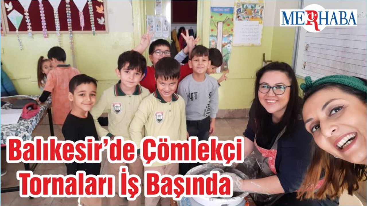 Balıkesir’de Çömlekçi Tornaları İş Başında