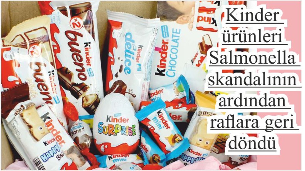 Salmonella skandalının ardından raflara dönen çikolata