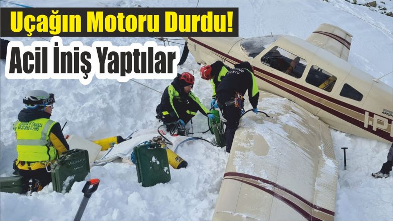 Uçağın Motoru Durdu! Acil İniş Yaptılar