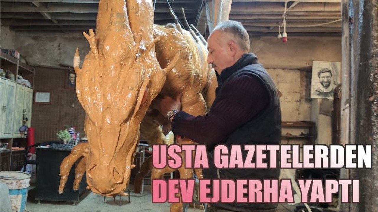 USTA GAZETELERDEN DEV EJDERHA YAPTI