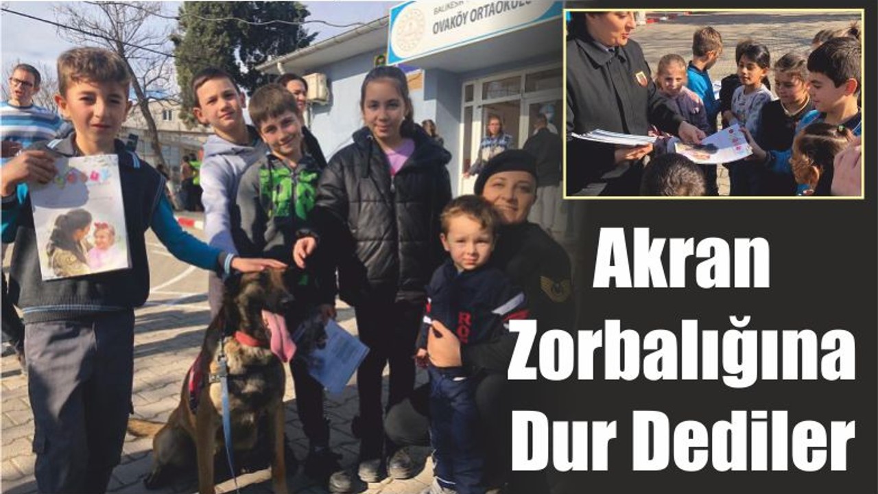 Akran Zorbalığına Dur Dediler