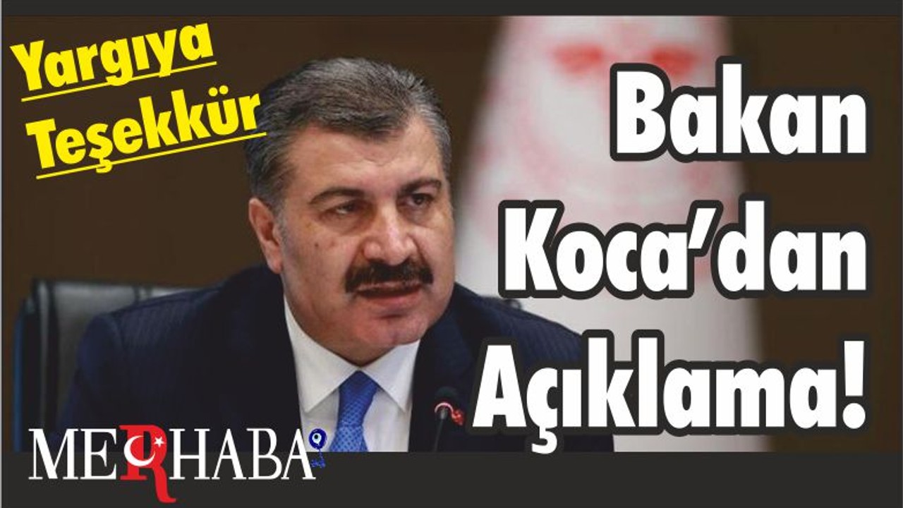 Bakan Koca, hekime yönelik bıçaklı saldırı davası hakkında yargıya teşekkür etti