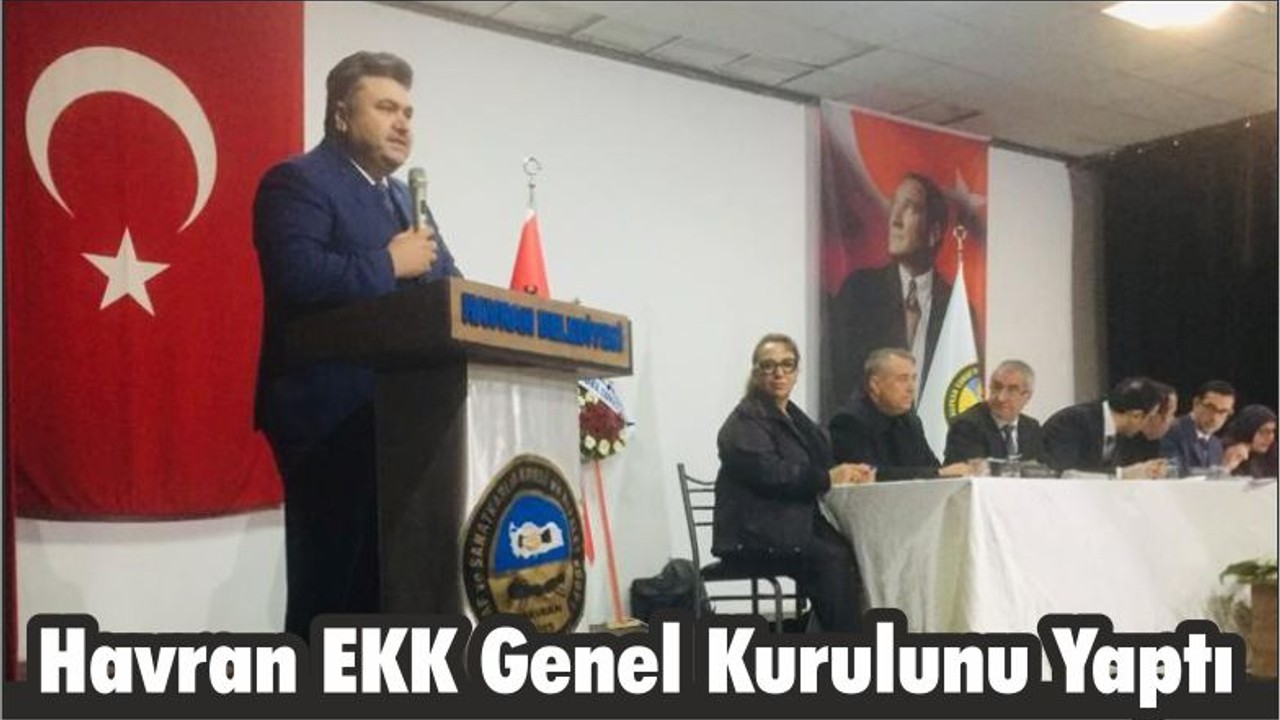 Havran EKK Genel Kurulunu Yaptı