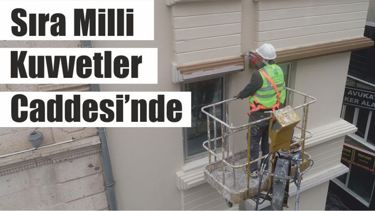 Sıra Milli Kuvvetler Caddesi’nde