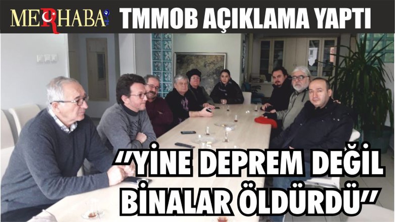 TMMOB Balıkesir İl Koordinasyon Kurulu Deprem İçin Toplandı