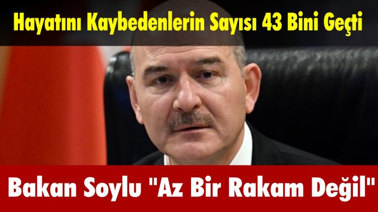 Hayatını Kaybedenlerin Sayısı 43 Bini Geçti