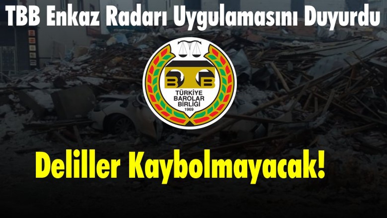 TBB Enkaz Radarı Uygulamasını Duyurdu