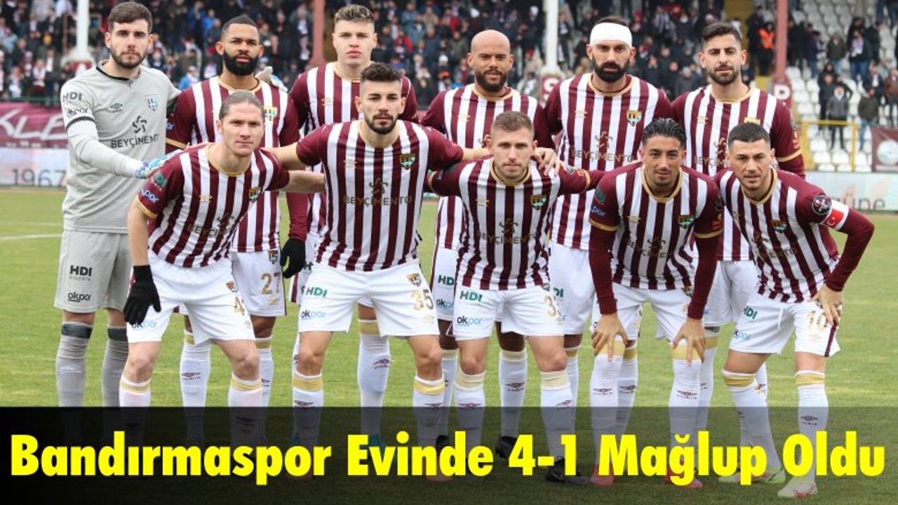 Bandırmaspor Evinde Denizlispor’a Mağlup Oldu