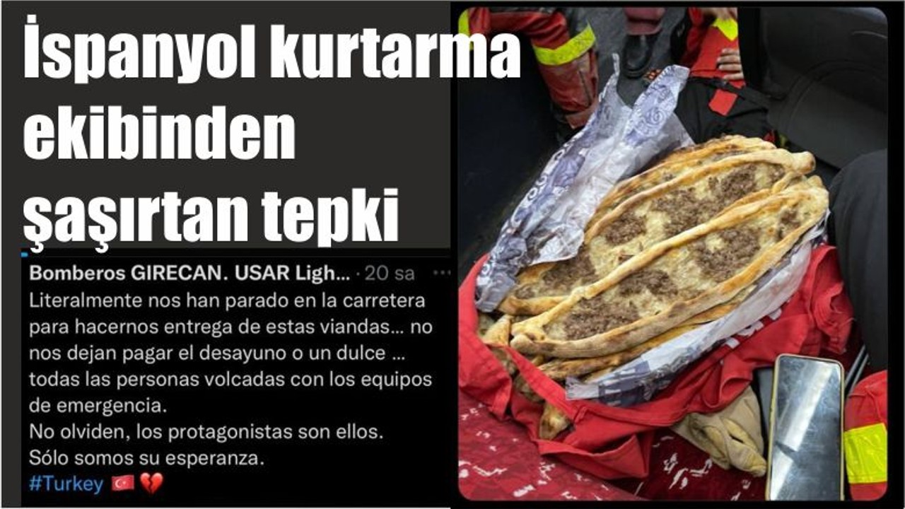 İspanyol kurtarma ekibinden şaşırtan tepki