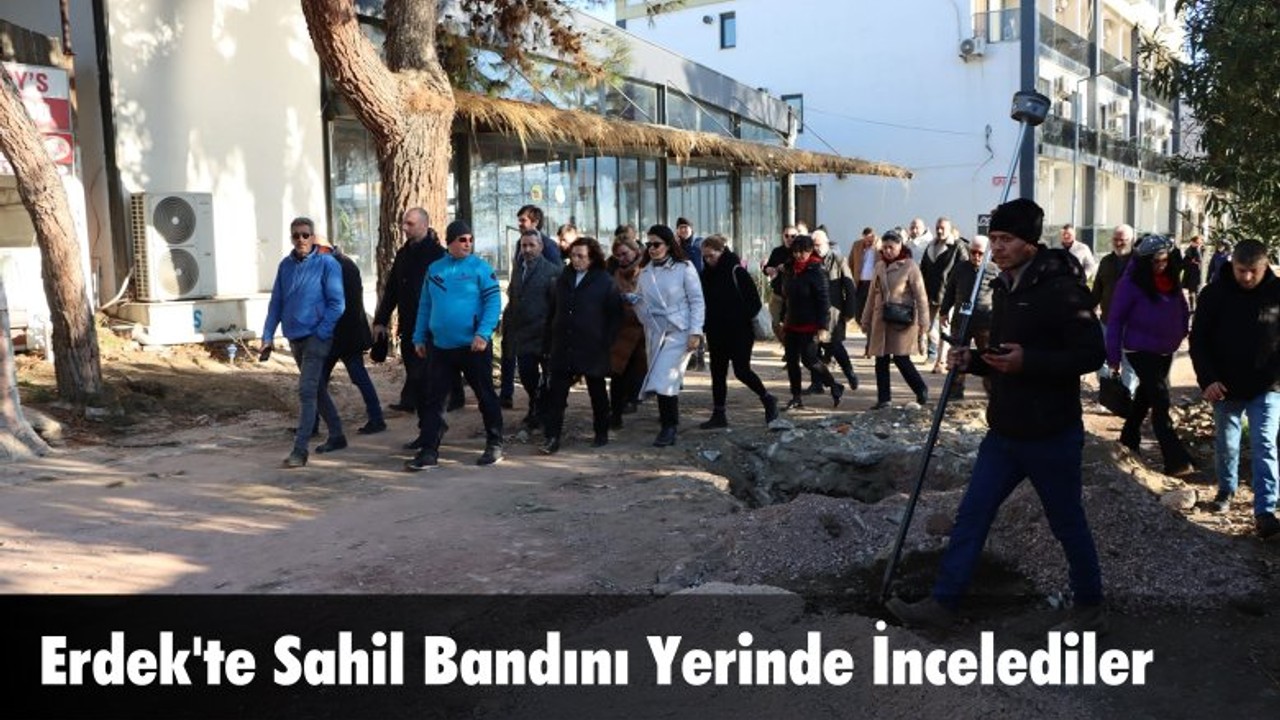 Erdek’te Sahil Düzenleme Çalışmaları Bilgilendirme Toplantısı