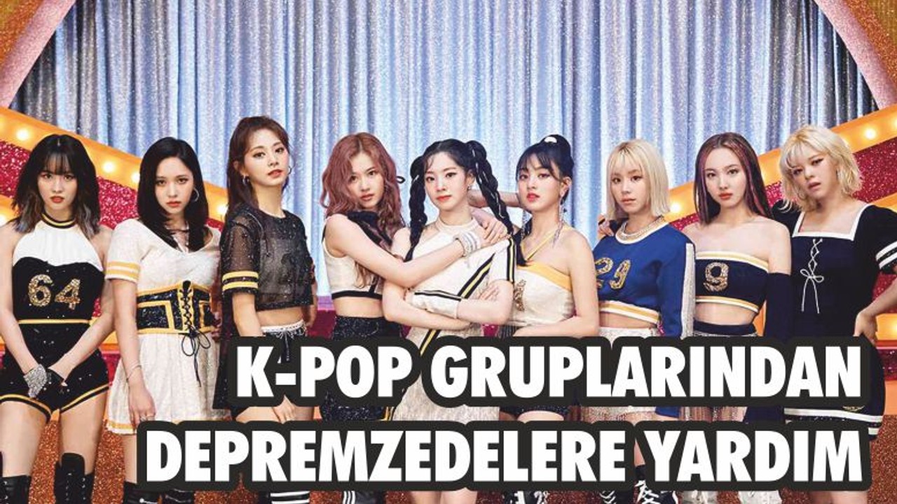 K-POP GRUPLARINDAN DEPREMZEDELERE YARDIM