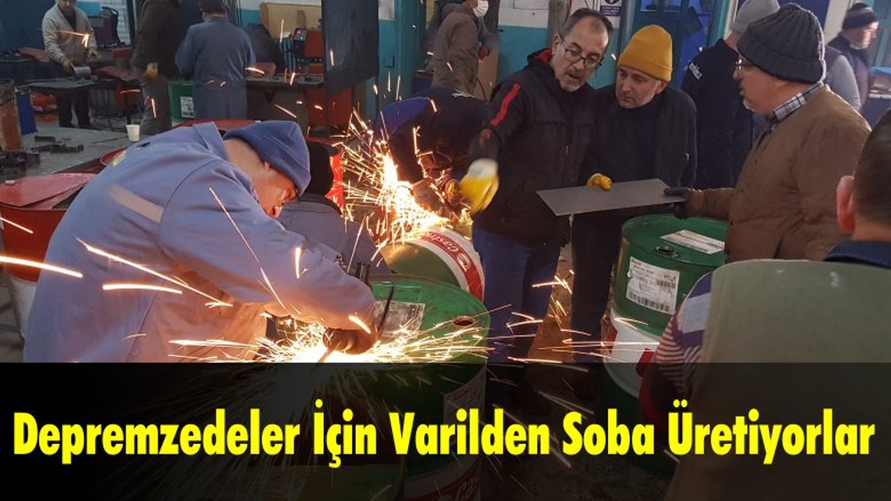 Deprem Bölgesi İçin Soba Üretiyorlar