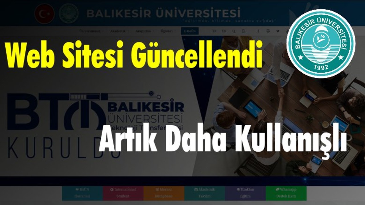 BAÜN Web Sitesini Güncelledi