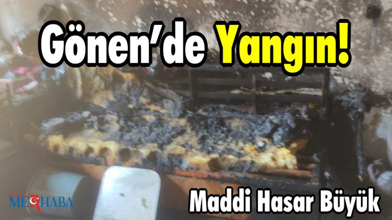Gönen’de Yangın! Maddi Hasar Büyük