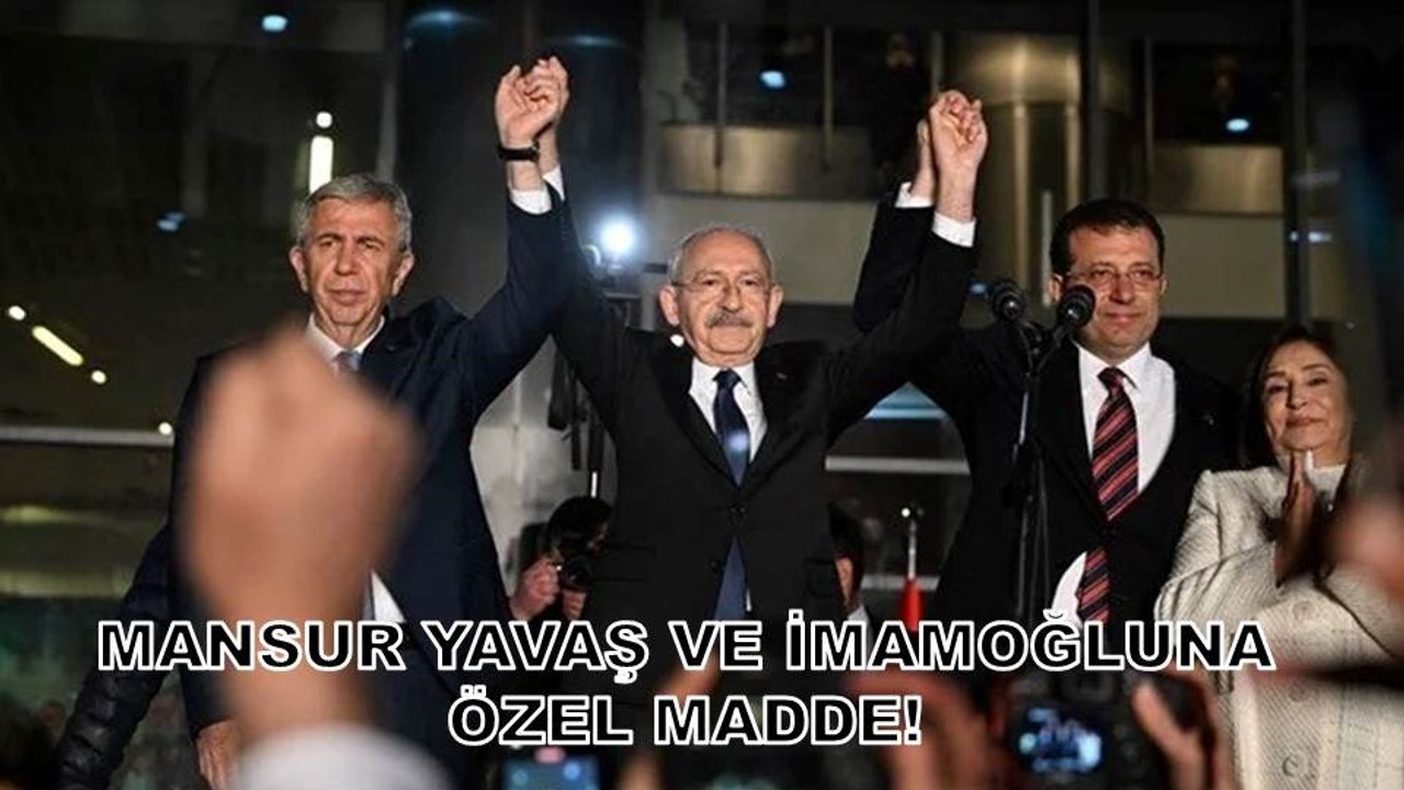 CHP GENEL BAŞKANI KEMAL KILIÇDAROĞLU "HEPİMİZ ADAYIZ" DEDİ