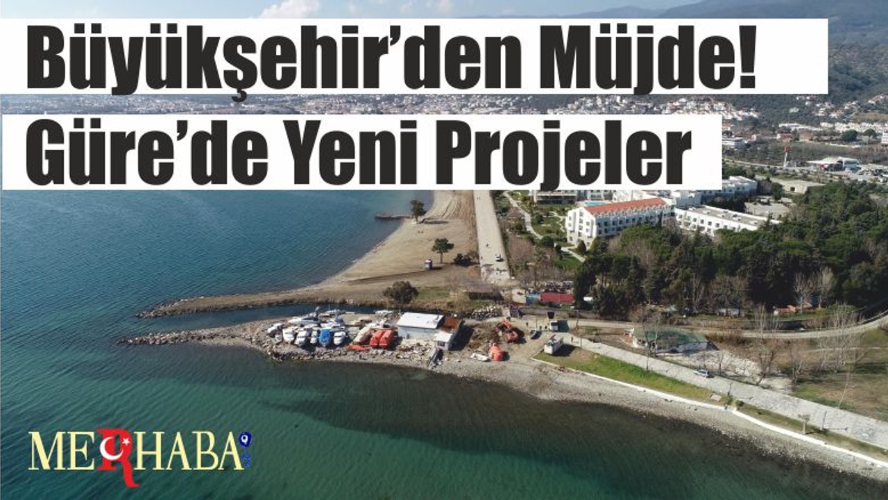Büyükşehir’den Güre Sahil Yolu’nda hummalı çalışma