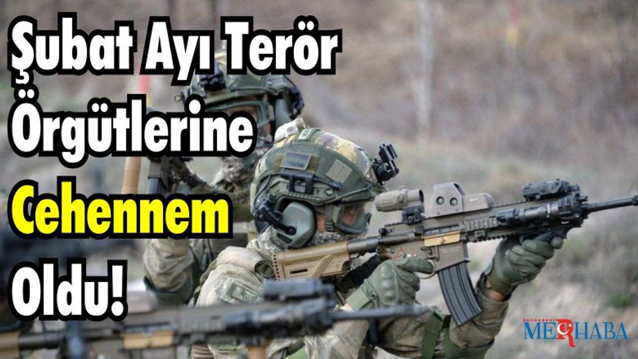 Şubat Ayı Terör Örgütlerine Cehennem Oldu