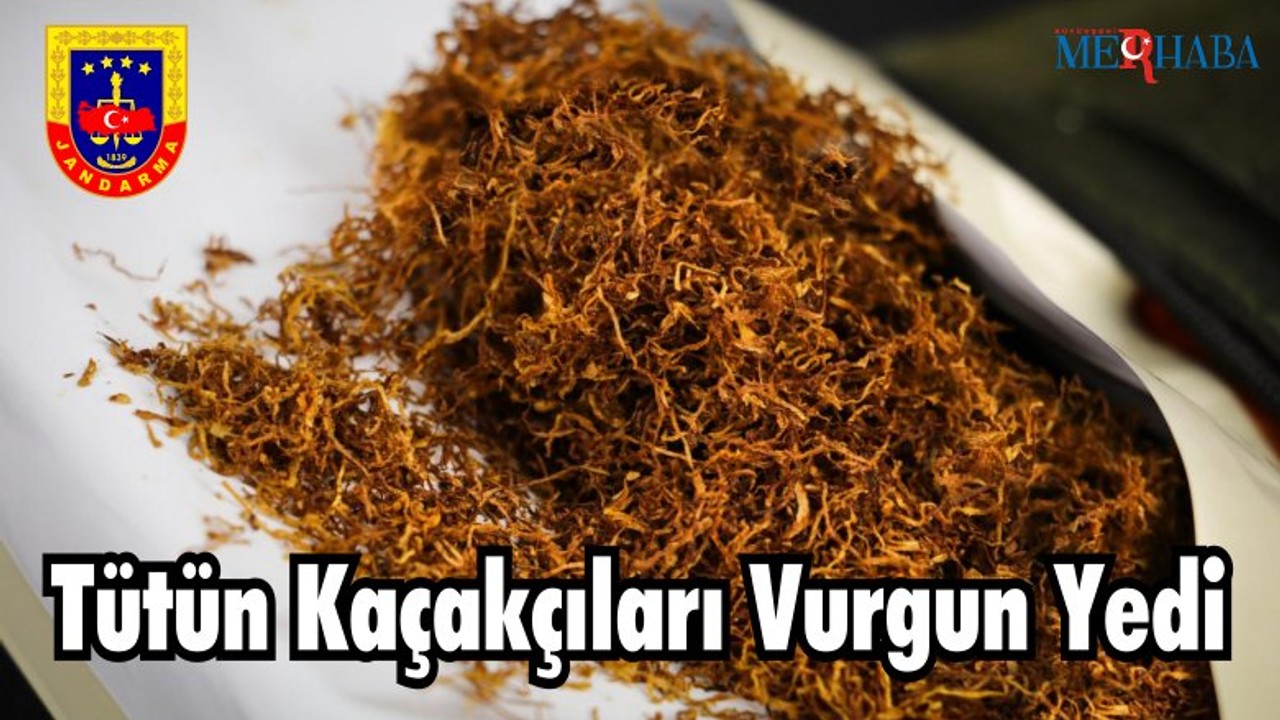 Tütün Kaçakçıları Vurgun Yedi