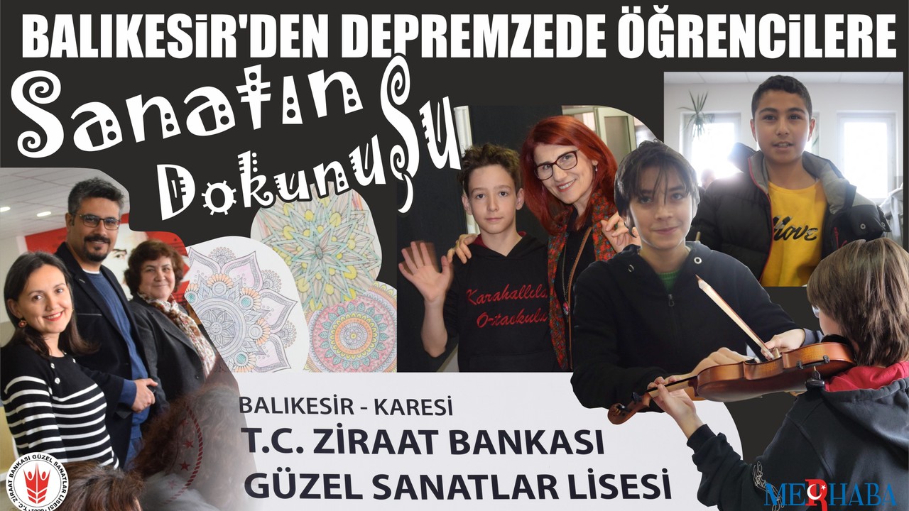 Balıkesir'den Depremzedelere Sanatın Dokunuşu