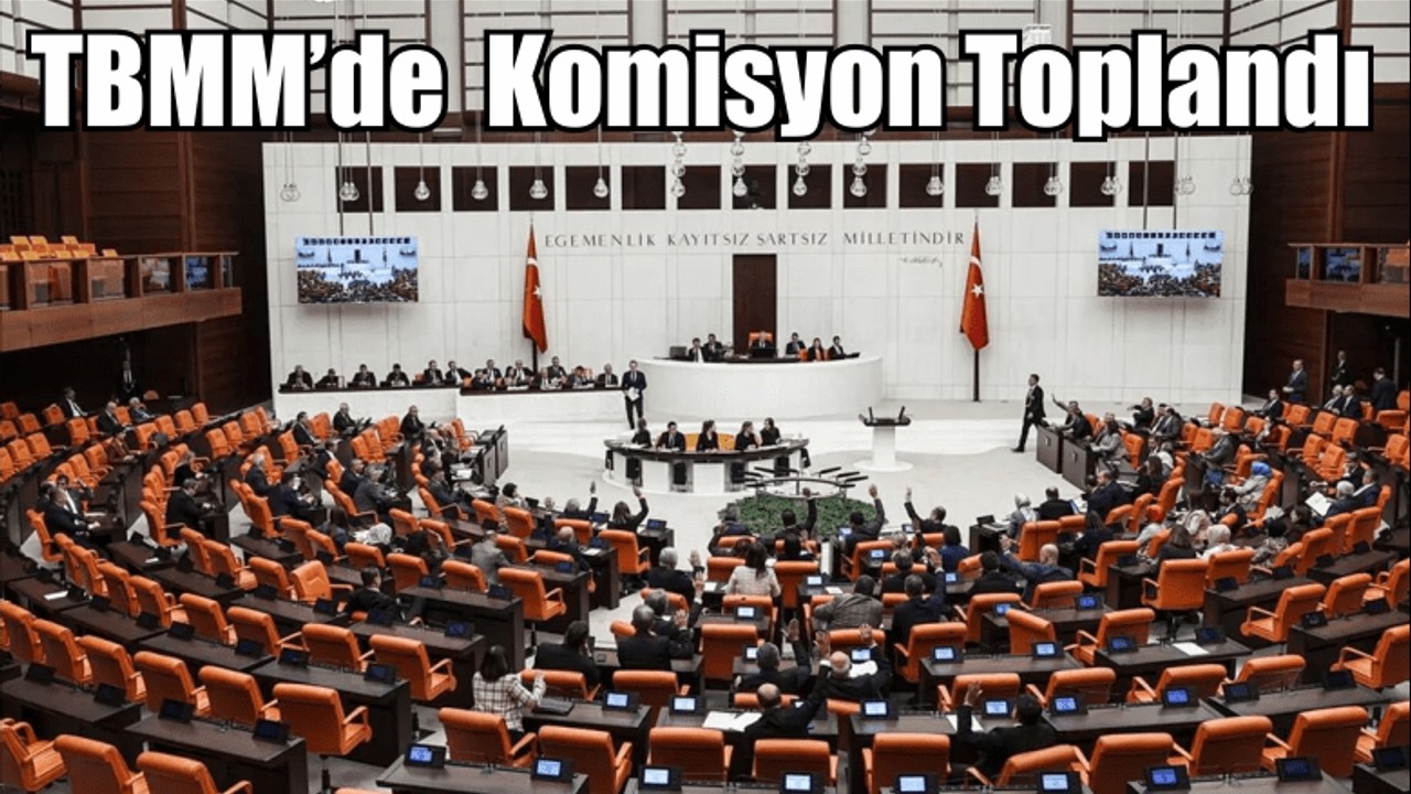 TBMM’de Komisyon Toplandı
