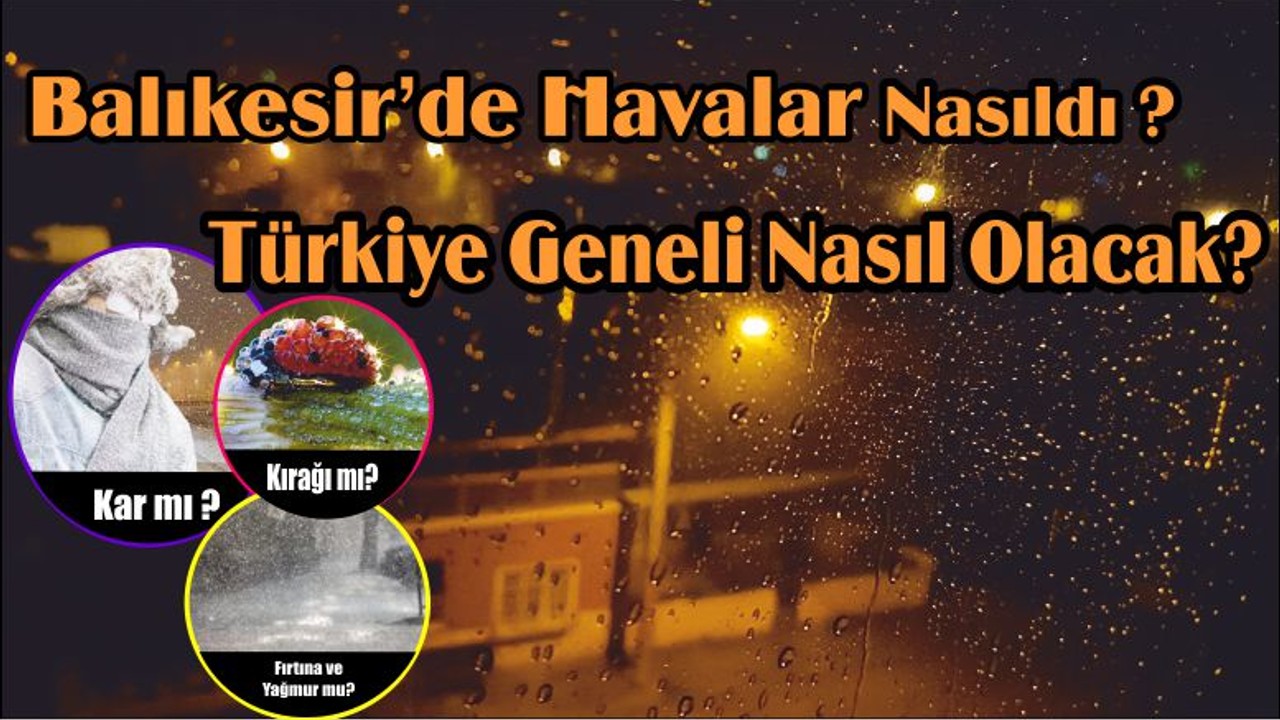 Gece Boyu Şimşek Gökyüzünü Aydınlattı