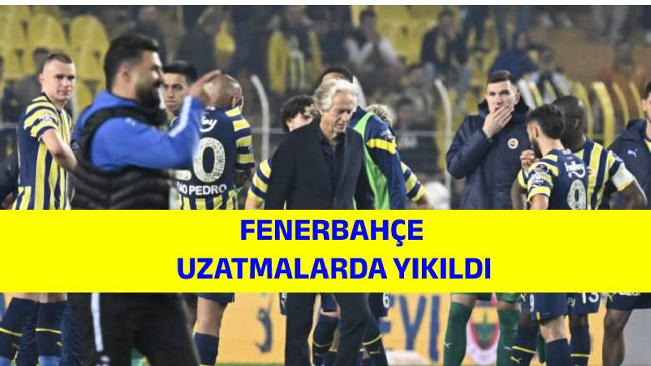 Fenerbahçe'de yine hüsran