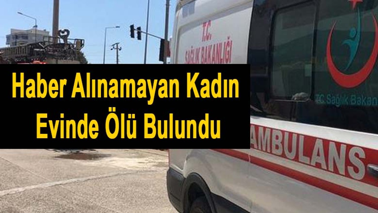 Haber alınamayan kadın evinde ölü bulundu